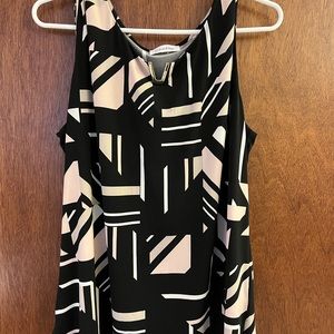 Calvin Klein sleeveless blouse.